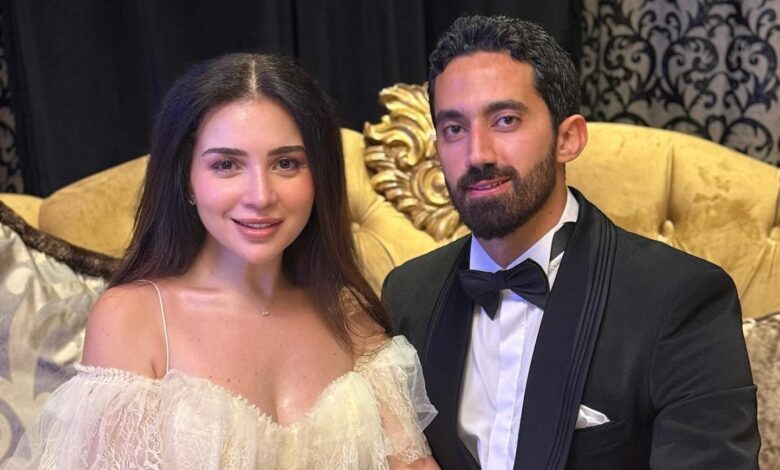 مي عز الدين وأحمد تيمور