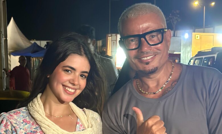 عمرو دياب ولجين خليفة